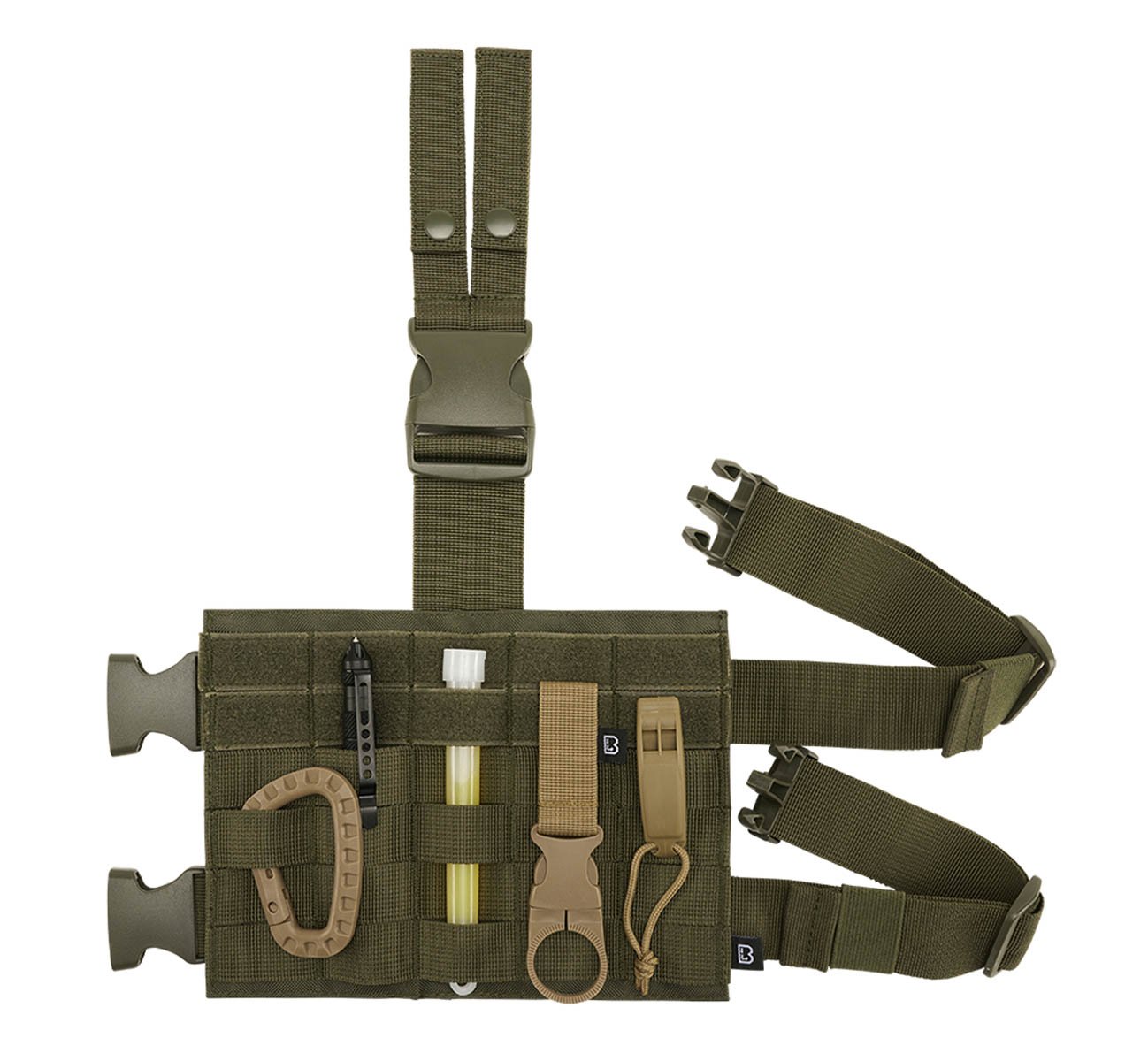 Brandit Leg Panel reisilaukku musta - Image 7