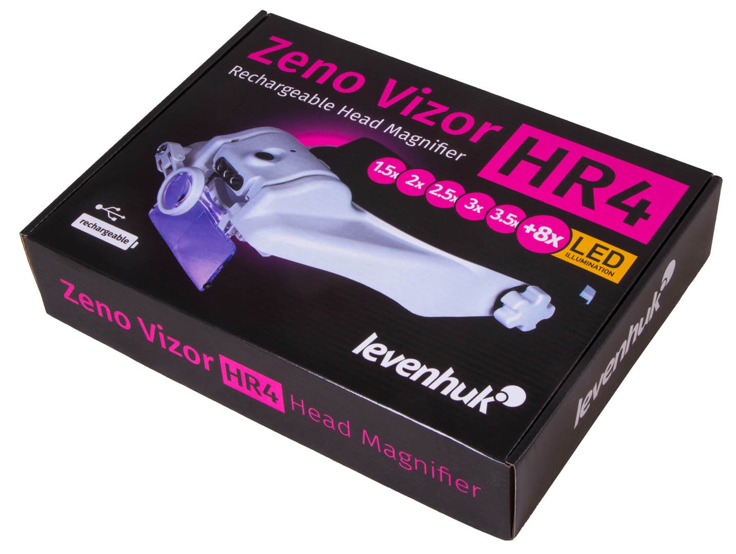 Levenhuk Zeno Vizor HR4 uudelleenladattava pantaluuppi - Image 4