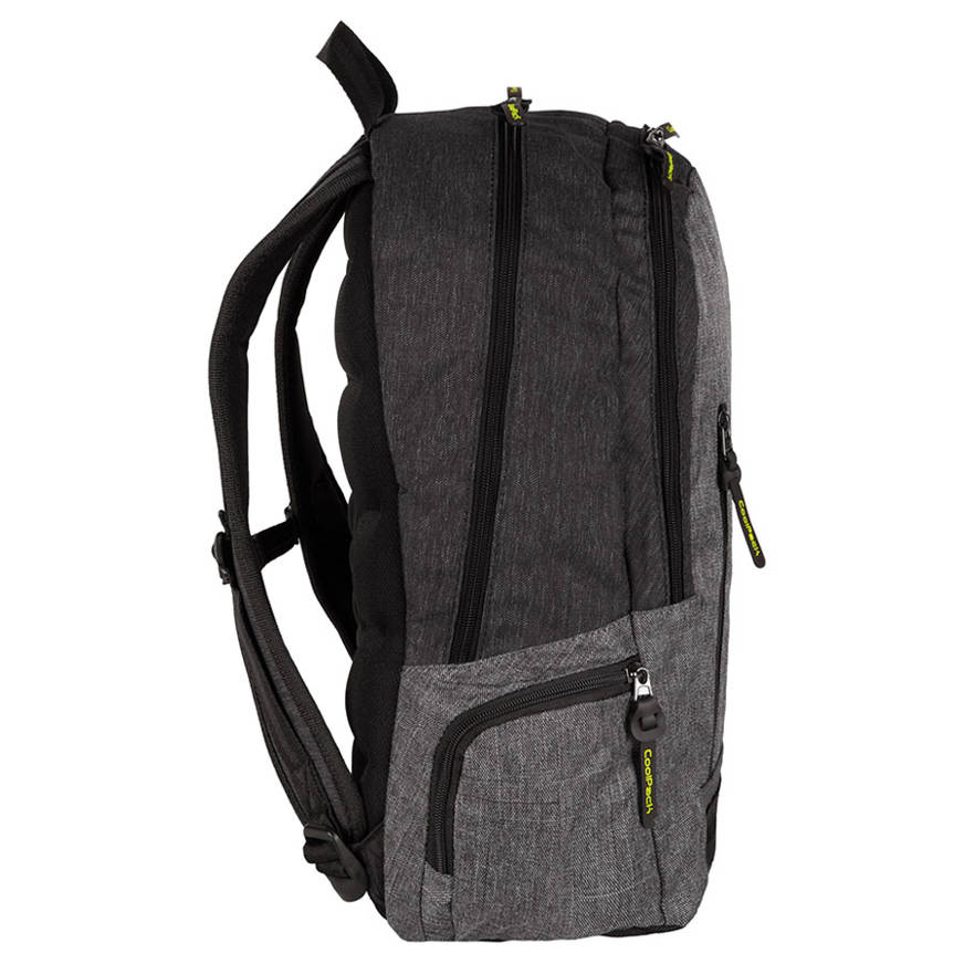 CoolPack Impact II tummanharmaa 25L reppu - Image 3