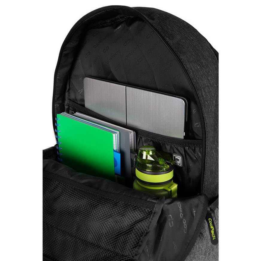 CoolPack Impact II tummanharmaa 25L reppu - Image 6